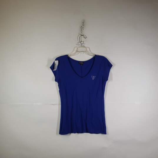 Womens Regular Fit Short Sleeve Scoop Neck Pullover T-Shirt Size Large image number 1