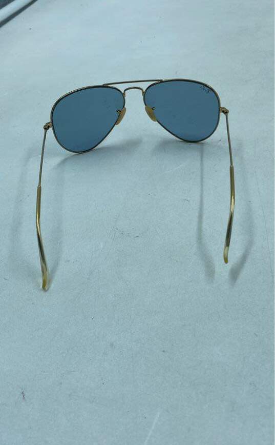 Ray Ban Gold Sunglasses - Size One Size image number 4