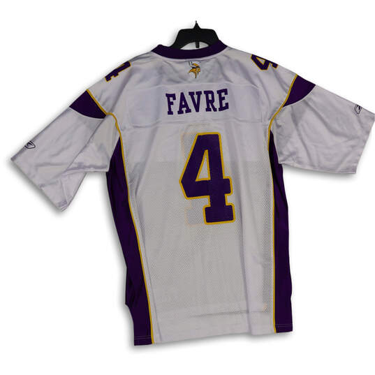 Mens Multicolor Minnesota Vikings Brett Favre 4 NFL Jersey Size XL image number 2