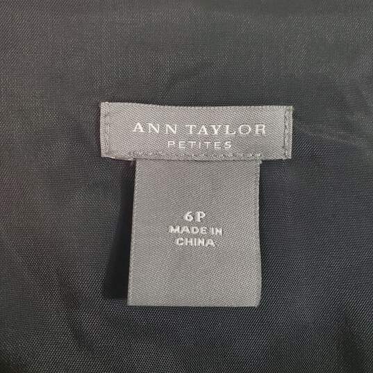 Ann Taylor Women Black Sheath Dress Sz 6P image number 3