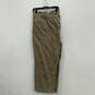 NWT Men Khaki Flat Front Straight Leg 5-Pocket Design Chino Pants 58/30 image number 1
