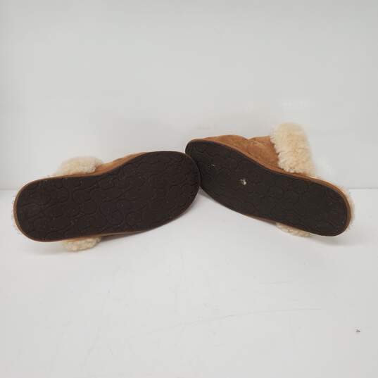 UGG WM's Chestnut Suede Scuffette II Slippers Size 11 image number 5