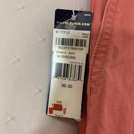 Men's Pink POLO Ralph Lauren The Suffield Chinos, Sz. 36x30 image number 3