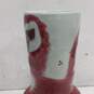 Handmade Ceramic Red & Gray Glazed Pottery Vase image number 4