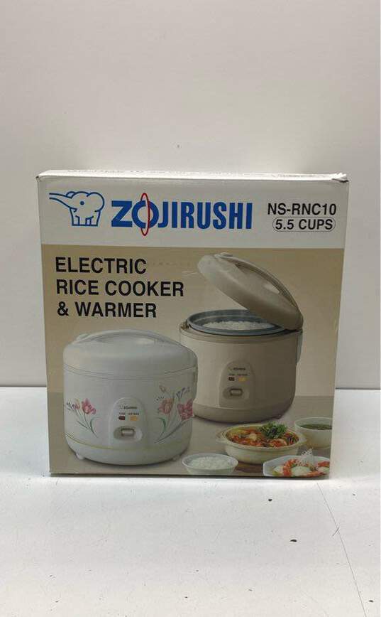 Zojiroshi NS-RNC10 5.5 Cups Electric Rice Cooker & Warmer Floral image number 3