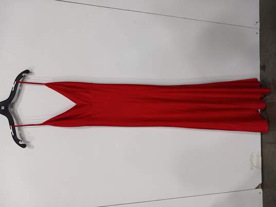 Charlotte Russe Red Spaghetti Strap Slip Dress Women's Size L image number 1