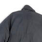 Mens Black Long Sleeve Flap Pockets Mock Neck Full-Zip Jacket Size X-Large image number 4