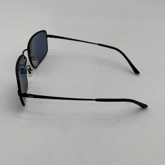 Mens RB 3669 Black Frame Stylish UV Protected Rectangular Sunglasses w/Case image number 5