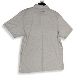 NWT Mens White Heather Short Sleeve Collared Golf Polo Shirt Size X-Large alternative image