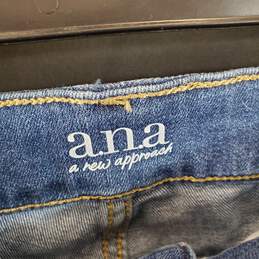 Ana Women Blue Skinny Jeans Sz 26W NWT alternative image