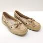 Sperry Angelfish Linen Boat Shoes Oat 6 image number 3