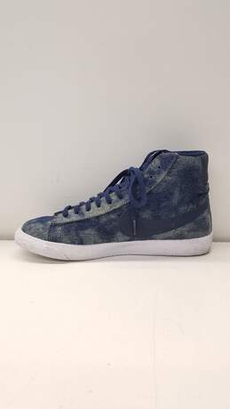 Nike Blazer Mid SE (GS) Athletic Shoes Midnight Navy 902772-400 Size 7Y Women's Size 8.5 alternative image