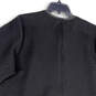 NWT Womens Black Quilted 3/4 Sleeve Pockets Short Sleeve Mini Dress Sz 2X image number 4