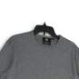 Mens Gray Long Sleeve Crew Neck Side Zipper Pocket Pullover Sweater Size XL image number 3