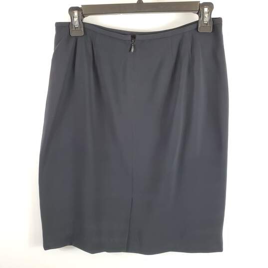 Kasper Petite Women Black Skirt Suit Sz 6P image number 8