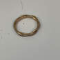 Designer Pandora Gold-Tone Cubic Zirconia Sparkling Twisted Lines Band Ring image number 4