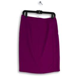 NWT The Limited Womens Purple High Waist Straight & Pencil Skirt Size 8