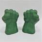 2003 Marvel Incredible Hulk Green Smash Foam Gloves image number 1