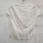 Elie Tahari Women's White Poplin Corset Shirt Size Small NWT image number 2