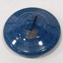 Vintage Blue Speckled Enamel Tea Kettle alternative image