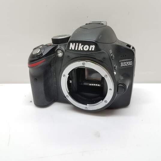 Nikon D3200 24.2 MP Digital SLR Camera Black Body Only image number 1