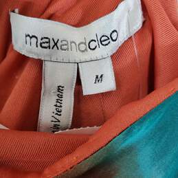 Max and Cleo Women Multiclr Abstract Midi Dress Sz M Nwt alternative image