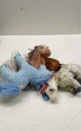 Assorted Ty Beanie Babies Horse Bundle Lot Of 5