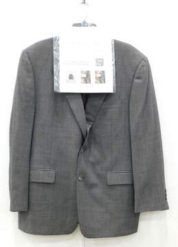 Burberry Men's Size 44R Gray Blue Blazer W/COA