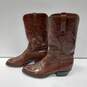 Men's Lucchese handmade Brown Cowboy Boots Size 8.5 image number 2