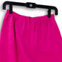 NWT Womens Pink Elastic Waist Back Zipper Straight & Pencil Skirt Size 4P image number 4