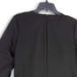 NWT Womens Black Stretch Round Neck Bell Sleeve Back Zip Shift Dress Size 8 image number 4