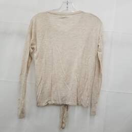 Madewell Tie Front Sweater Size XS NWT