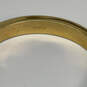 Designer J. Crew Gold-Tone Round Shape Hinged Fashionable Bangle Bracelet image number 4