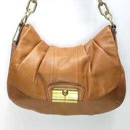 COACH 15336 Kristen Brown Leather Shoulder Satchel Bag alternative image