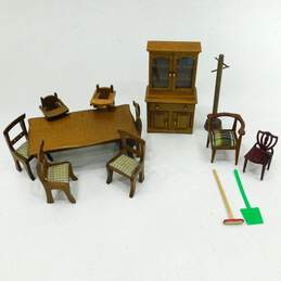 Vintage Doll House Dining Room Set