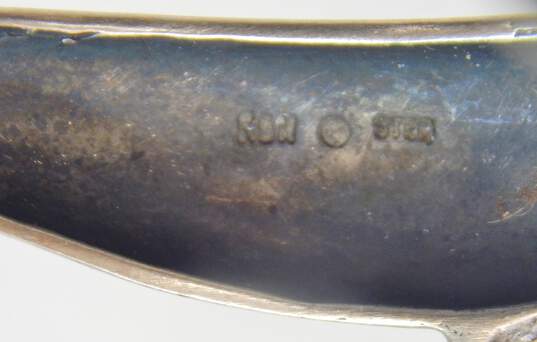 Artisan Sterling Silver Modernist Rippled Cuff Bracelet 16.2g image number 6