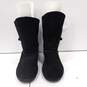 Bearpaw Women's Black Suede Snow Boots Size 10 image number 1