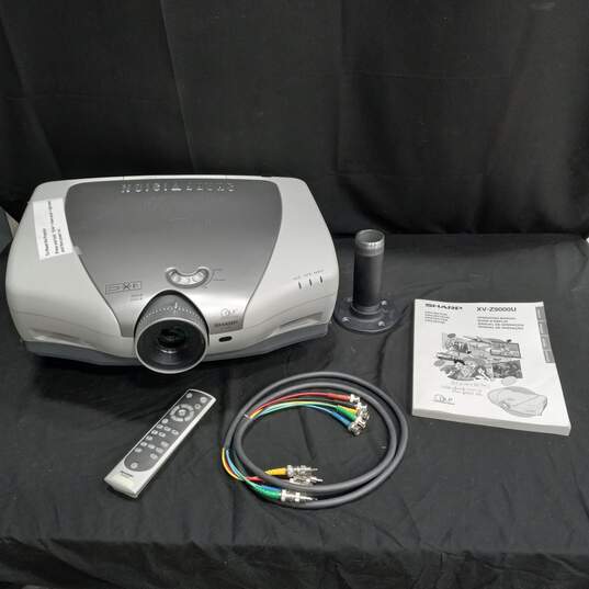 Sharp Vision Projector XV-Z9000U with Controller & Manual image number 1