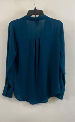 Worthington Blue Long Sleeve Blouse - Size Medium alternative image