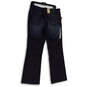 NWT Womens Blue Stretch Low Rise Regular Fit Bootcut Jeans Size 10R image number 4