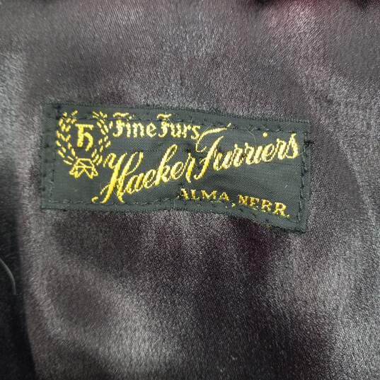 Hawker Furriers Women's Black Fur Stole image number 3