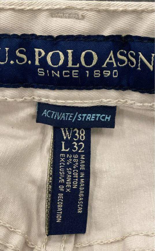 U.S. Polo ASSN. Men's Tan Pants - Size X Large image number 3