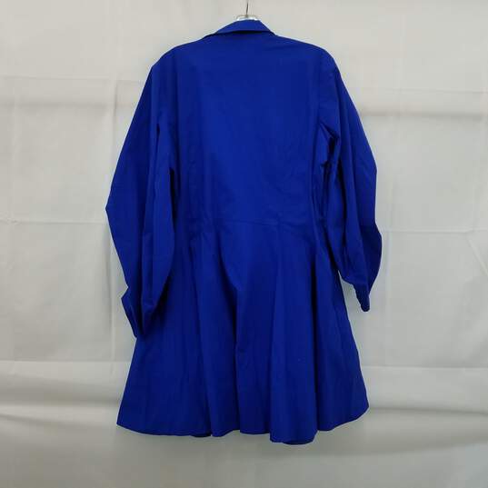 Banana Republic Blue Shirt Dress NWT Size XL image number 2