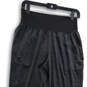 Womens Black Pleated Elastic Waist Tapered Leg Pull-On Jogger Pants Size M image number 3