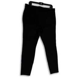 Womens Black Denim Dark Wash Pockets Stretch Skinny Leg Jeans Size XLL alternative image