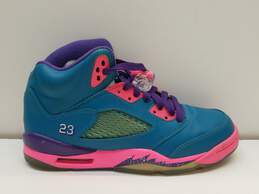 NIKE AIR JORDAN 5 Retro GS Tropical Teal Sneaker Shoes Youth Size 5Y (Authenticated)