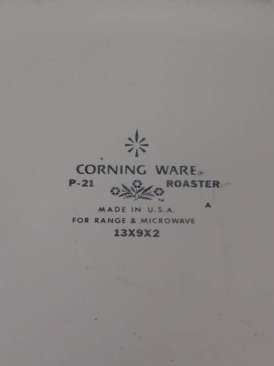 Pair Of White Corning Ware Cookware image number 6