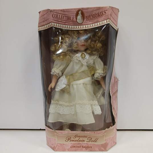 Collectible Memories Genuine Porcelain Doll image number 1