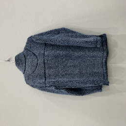 Womens Blue Long Sleeve Quarter Zip Regular Fit Pullover Sweater Size M alternative image