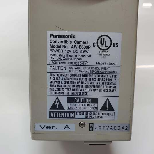 Panasonic Convertible Camera Model No. AW-E600P-For Parts/Repair image number 6